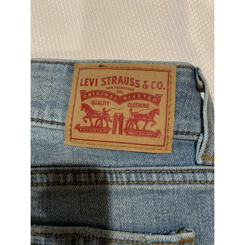 Levi's Superlow Flare Jeans Womens Size 29x30 Medium Wash Y2K Low Rise - Picture 7 of 10